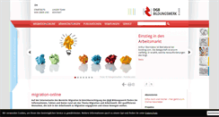 Desktop Screenshot of migration-online.de
