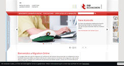 Desktop Screenshot of es.migration-online.de