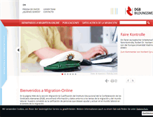 Tablet Screenshot of es.migration-online.de